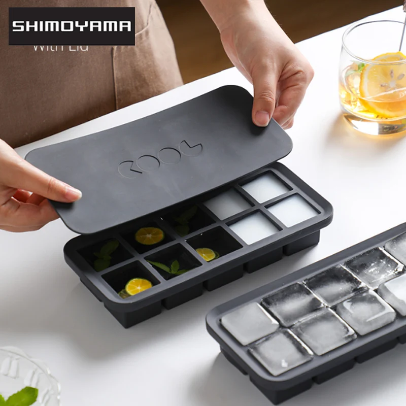 SHIMOYAMA Ice Cube Maker Trays with Lid Silicone Form Frozen Mold Cube 10 Grids Easy Remove Cake Chocolate Cube Trays Molds
SHIMOYAMA Ice Cube Maker Trays with Lid Silicone Form Frozen Mold Cube 10 Grids Easy Remove Cake Chocolate Cube Trays Molds