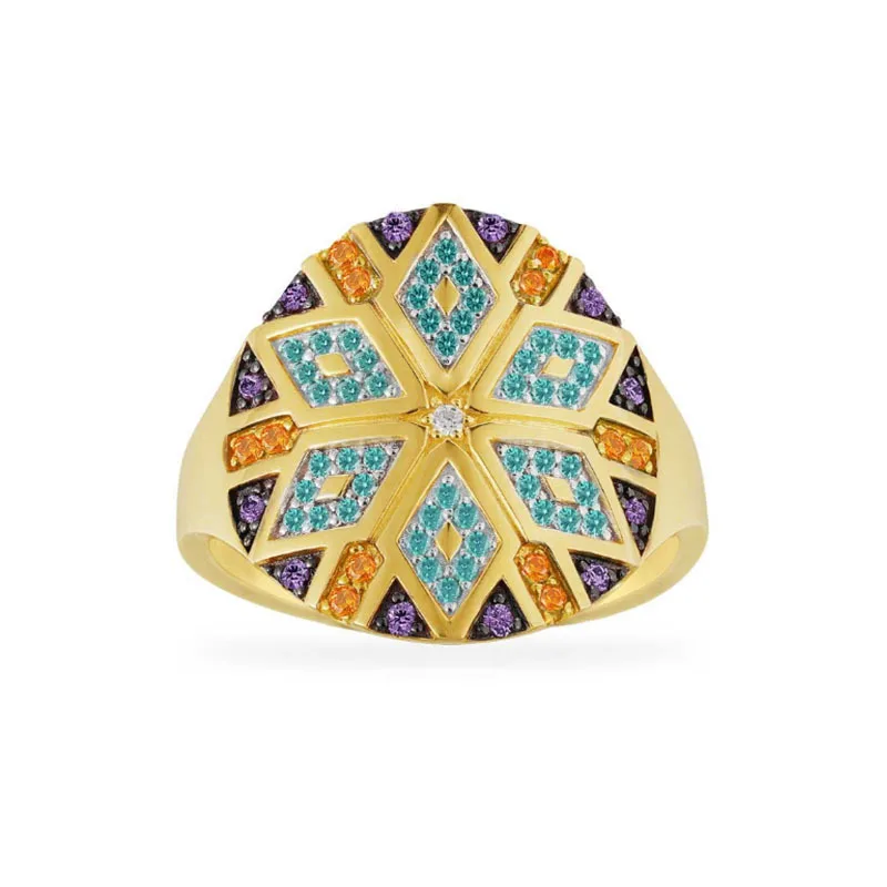 2023Couples Matching Gothic Accessories Men's Woman's Ring Colorful Tribe Round Hand Jewelry Gold Jewelry Mujer Engagement Ring
2023Couples Matching Gothic Accessories Men's Woman's Ring Colorful Tribe Round Hand Jewelry Gold Jewelry Mujer Engagement Ring