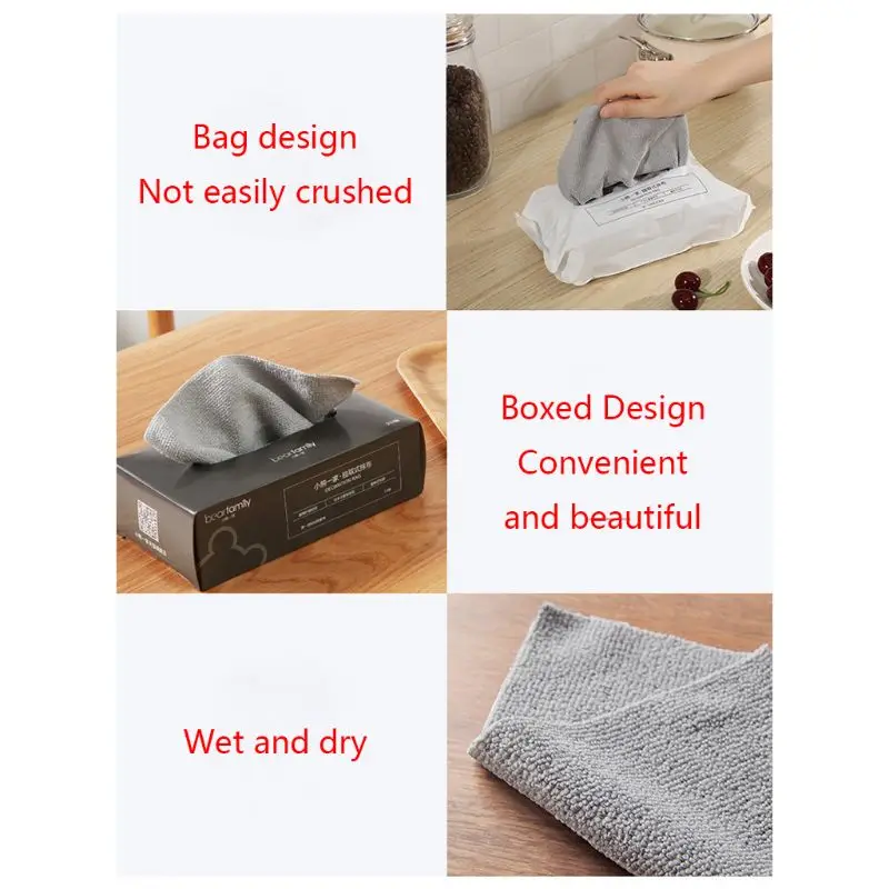 20pcs Disposable Microfiber Cloth Towels Reusable Antibacterial Table Rags Wipe
20pcs Disposable Microfiber Cloth Towels Reusable Antibacterial Table Rags Wipe