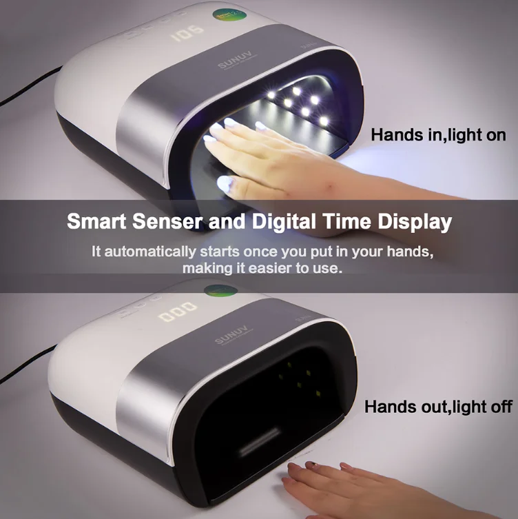 Ibcccndc 48W Nail Lamp 36LEDs UV Lamp Auto Manicure Lamp Nail Dryer Lamp For Manicure Professional Cabin Uv Led Nail Gel