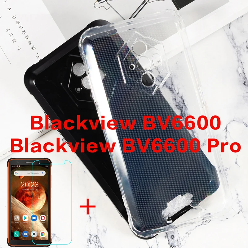 Anti-knock Soft Black TPU Case For Blackview BV6600 Transparent Phone Case with Tempered Glass on Blackview BV6600 Pro Pelicula
Anti-knock Soft Black TPU Case For Blackview BV6600 Transparent Phone Case with Tempered Glass on Blackview BV6600 Pro Pelicula