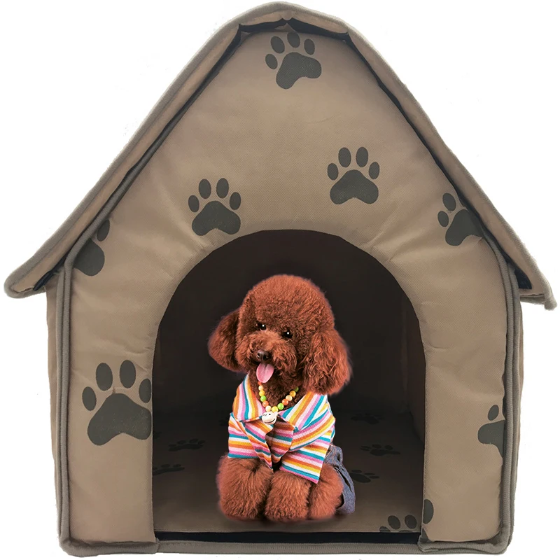 Dog Cat House Kennel With Paw Print Pet Sleeping Beds Outdoor Travel Warm Tent House For Dogs Pet Supplies Print Small Dog Cloth
Dog Cat House Kennel With Paw Print Pet Sleeping Beds Outdoor Travel Warm Tent House For Dogs Pet Supplies Print Small Dog Cloth