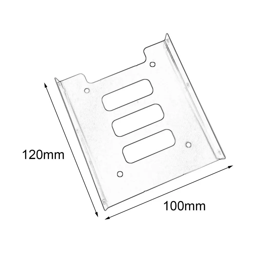 2.5 inch SSD HDD to 3.5 inch Metal Mounting Adapter Bracket Dock Hard Drive Holder For PC Hard Drive Enclosure
2.5 inch SSD HDD to 3.5 inch Metal Mounting Adapter Bracket Dock Hard Drive Holder For PC Hard Drive Enclosure