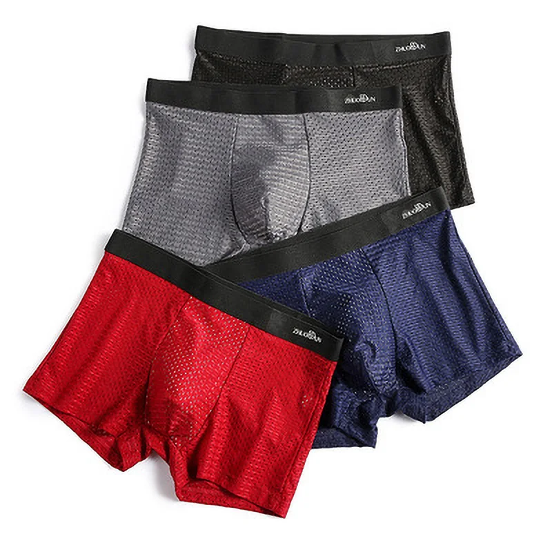 4Pcs / Lot New Men's Underwear Color Matching Waist Mesh Underwear Men's Comfortable Underpants Men's Boxer Shorts Plus Size
4Pcs / Lot New Men's Underwear Color Matching Waist Mesh Underwear Men's Comfortable Underpants Men's Boxer Shorts Plus Size