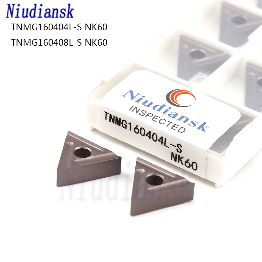 10pcs TNMG160404L-S TNMG160408L-S NK60 High Quality Carbide Insert CNC Metal Lathe Cutter Turning Inserts CNC Steel Turning Tool
10pcs TNMG160404L-S TNMG160408L-S NK60 High Quality Carbide Insert CNC Metal Lathe Cutter Turning Inserts CNC Steel Turning Tool