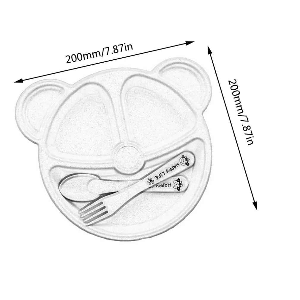 Fractal Bear Kids Plate Set Easily Attract Kids' Attention Increase Eat Interesting Designed For Children
Fractal Bear Kids Plate Set Easily Attract Kids' Attention Increase Eat Interesting Designed For Children