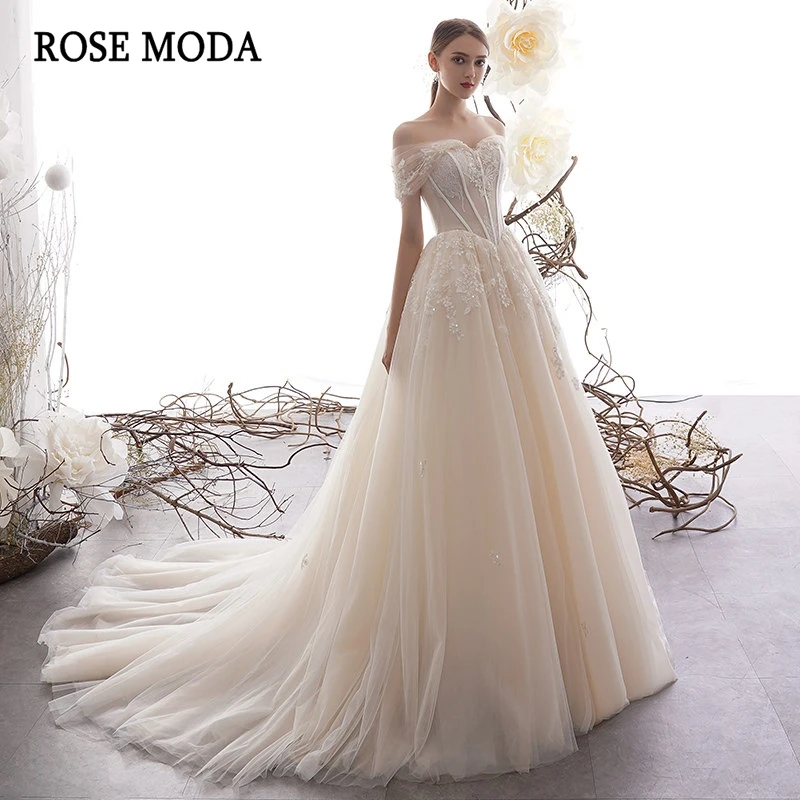 Rose Moda Off Shoulder Lace Wedding Dress 2020 Lace Up Back Custom Make
Rose Moda Off Shoulder Lace Wedding Dress 2020 Lace Up Back Custom Make