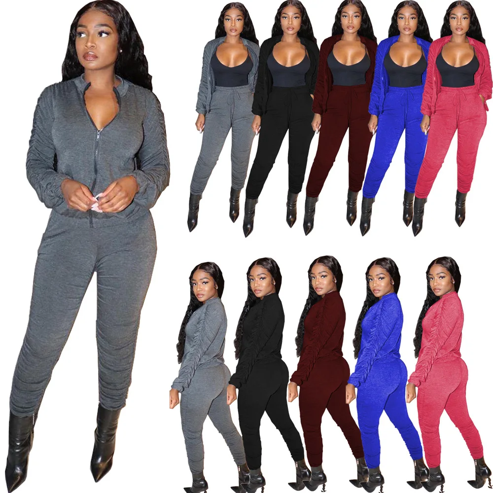 8CQ085 осенне-зимний женский Повседневный модный однотонный спортивный плиссированный комплект из двух предметов с молнией Топ и штаны спорт...
8CQ085 осенне-зимний женский Повседневный модный однотонный спортивный плиссированный комплект из двух предметов с молнией Топ и штаны спорт...