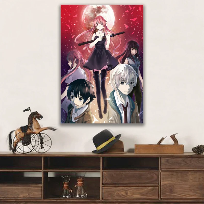 Future Diary Japanese Anime Poster Mirai Nikki Beauty Canvas Painting Retro Poster Wall Decor Wall Art Picture Home Deco Decorng 
Future Diary Japanese Anime Poster Mirai Nikki Beauty Canvas Painting Retro Poster Wall Decor Wall Art Picture Home Deco Decorng
