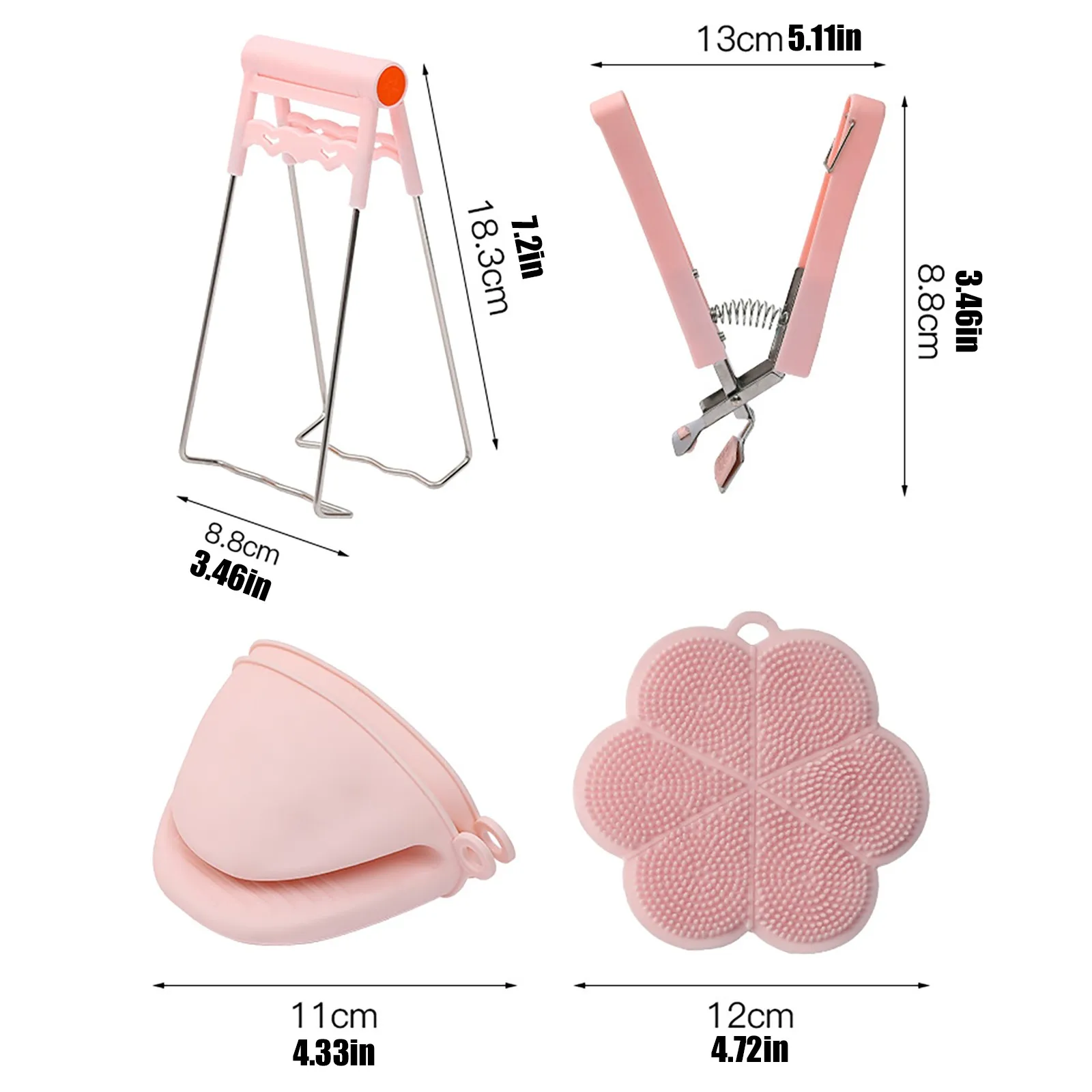 Kitchen artifact stainless steel anti-scalding non-slip insulation pad silicone anti-scalding clip multifunctional kitchen set
Kitchen artifact stainless steel anti-scalding non-slip insulation pad silicone anti-scalding clip multifunctional kitchen set