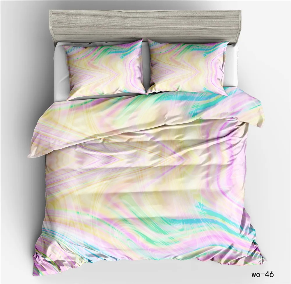 Fashion Geometric Rainbow Stripes Bed Linens Printed Duvet Cover Set For Home Housse De Couette Bedding Set Colorful Bedclothes
Fashion Geometric Rainbow Stripes Bed Linens Printed Duvet Cover Set For Home Housse De Couette Bedding Set Colorful Bedclothes