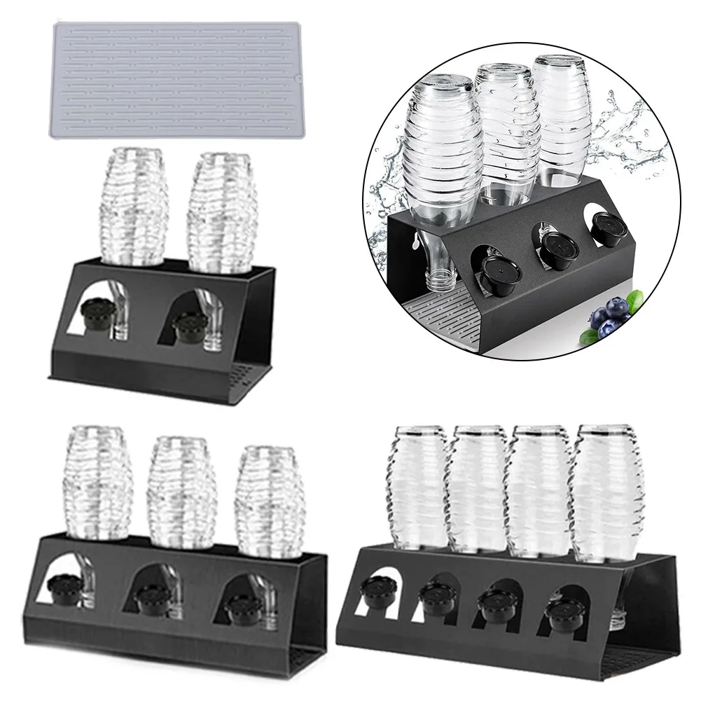 Black Three-hole Soda Bottle Holder With Mat Household Goods Kitchen Storage Cleaning Drop Shipping
Black Three-hole Soda Bottle Holder With Mat Household Goods Kitchen Storage Cleaning Drop Shipping