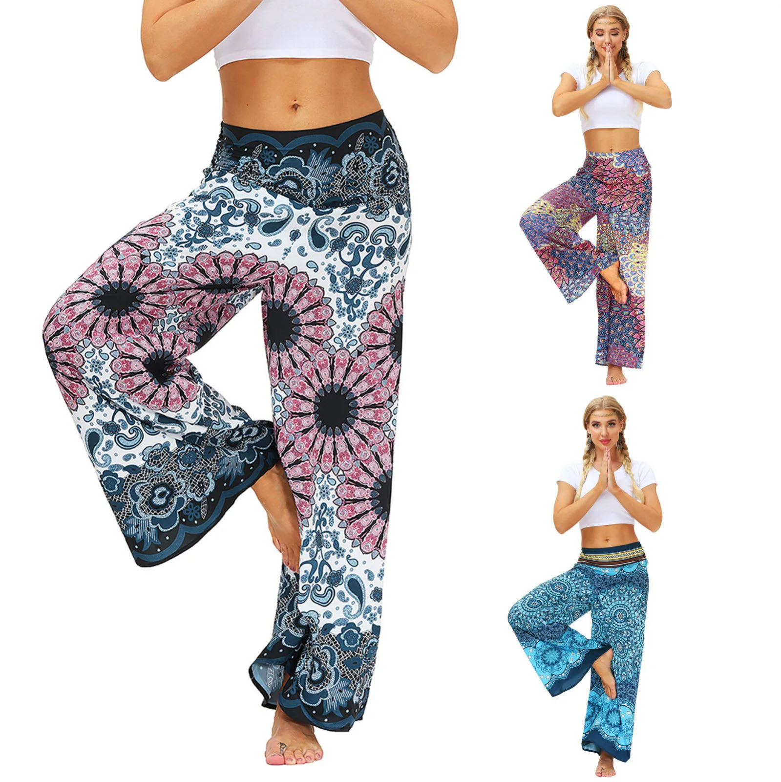 2021 Womens Sweatpants Wide Leg Workout Joggers Bohemian Trousers Baggy Casual Harem Pant Summer Trousers for Female
2021 Womens Sweatpants Wide Leg Workout Joggers Bohemian Trousers Baggy Casual Harem Pant Summer Trousers for Female