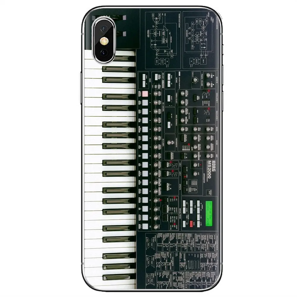 Мягкий силиконовый чехол из ТПУ классический синтезатор Moog для iPhone 11 Pro 4 4S 5 5S SE 5C 6