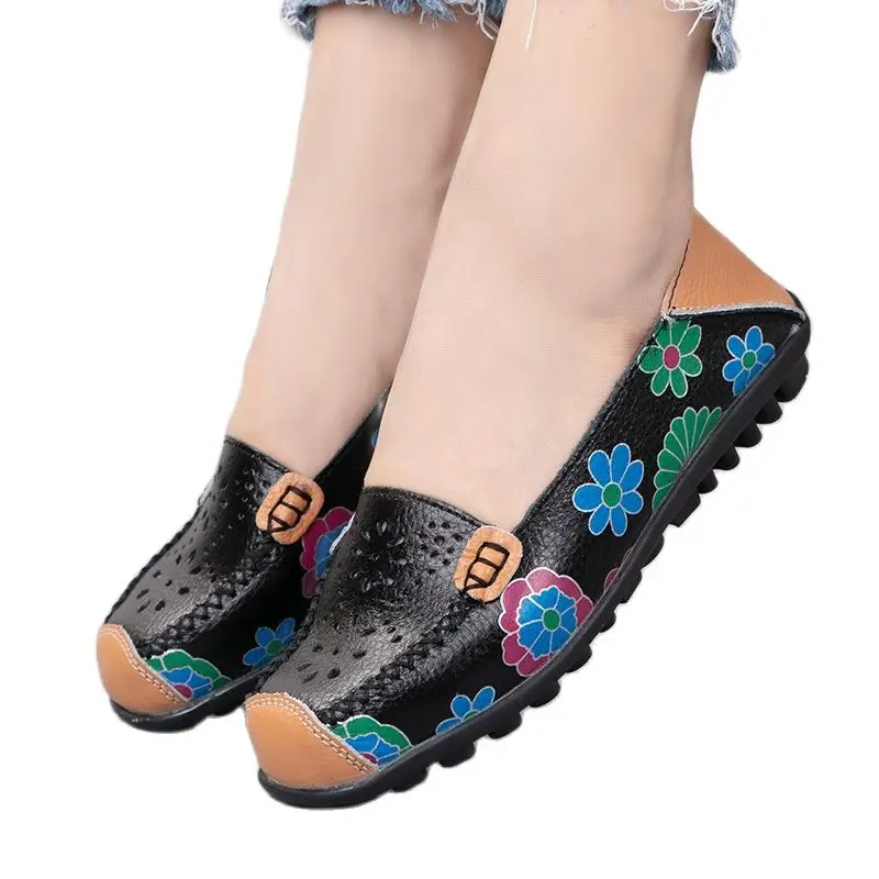 2021 Spring and Autumn New Women's Shoes Flat Heel Peas Work Shoe Printed Hollow Female Loafers Lazy Shoes in Stock
2021 Spring and Autumn New Women's Shoes Flat Heel Peas Work Shoe Printed Hollow Female Loafers Lazy Shoes in Stock