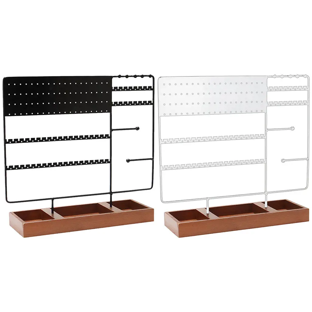 Earring Holder Stand Organizer 130 Holes with Wooden Storage Tray Display Tree for Necklace Woman Gfit
Earring Holder Stand Organizer 130 Holes with Wooden Storage Tray Display Tree for Necklace Woman Gfit