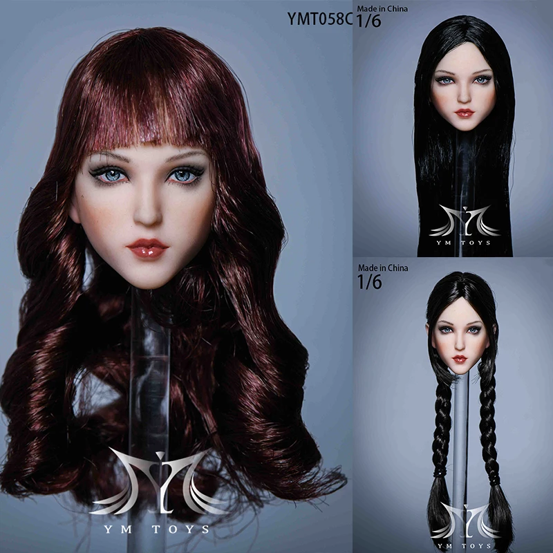 YMTOYS 1/6 YMT058 Female Head Sculpt Carving Model Fit 12'' Female Action Figure Body
YMTOYS 1/6 YMT058 Female Head Sculpt Carving Model Fit 12'' Female Action Figure Body