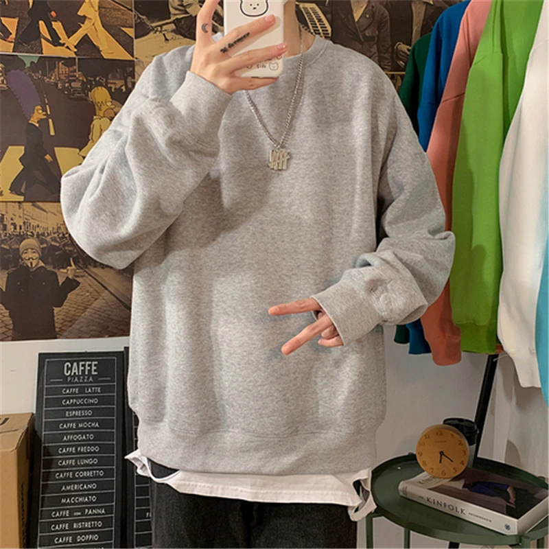 2021 New Autumn Casual Sweatshirts Women Harajuku Solid Warm Oversize Hoodie Streetwear Unisex Couple Basic Pullover Sweatshirts
2021 New Autumn Casual Sweatshirts Women Harajuku Solid Warm Oversize Hoodie Streetwear Unisex Couple Basic Pullover Sweatshirts