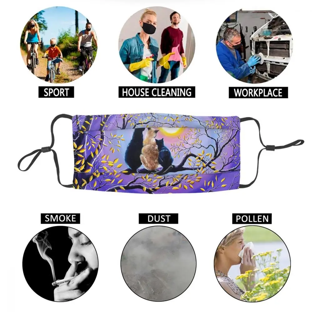 Cats Adult Print Reusable Face Mask Adult Under The Moon Anti Dust Protection Cover Respirator Mouth-Muffle
Cats Adult Print Reusable Face Mask Adult Under The Moon Anti Dust Protection Cover Respirator Mouth-Muffle
