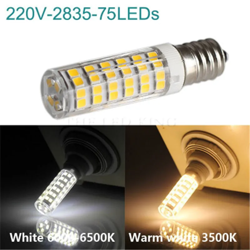

1pcs/lot E14 Led Lamp Ceramic LED Bulb AC 220V 230V 240V 3W 4W 5W 7W 2835 SMD LED Corn Bulb 360 Degree Angle Led Spotlight Lamp