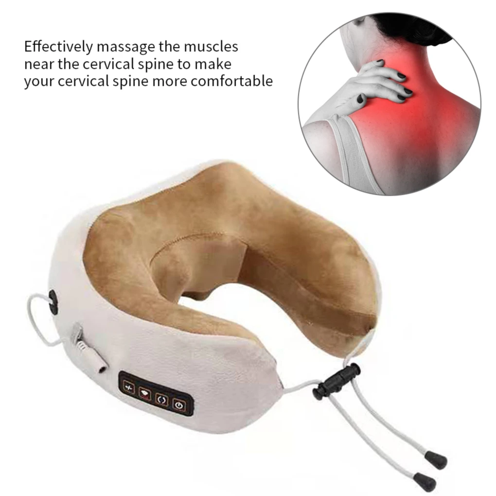 Electric Neck Massager U Shaped Pillow Multifunctional Portable Shoulder Cervical Massager Travel Home Car Relax Massage Pillow 
Electric Neck Massager U Shaped Pillow Multifunctional Portable Shoulder Cervical Massager Travel Home Car Relax Massage Pillow