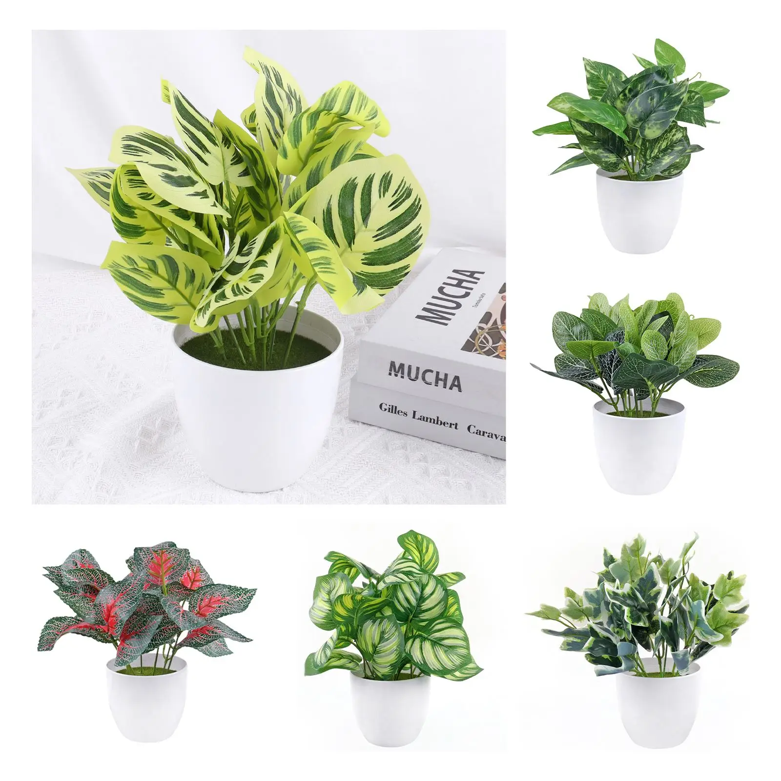Artificial Plants Bonsai Small Tree Simulation Pot Plants Fake Flowers Table Potted Ornaments Home Decor Hotel Garden Decor
Artificial Plants Bonsai Small Tree Simulation Pot Plants Fake Flowers Table Potted Ornaments Home Decor Hotel Garden Decor
