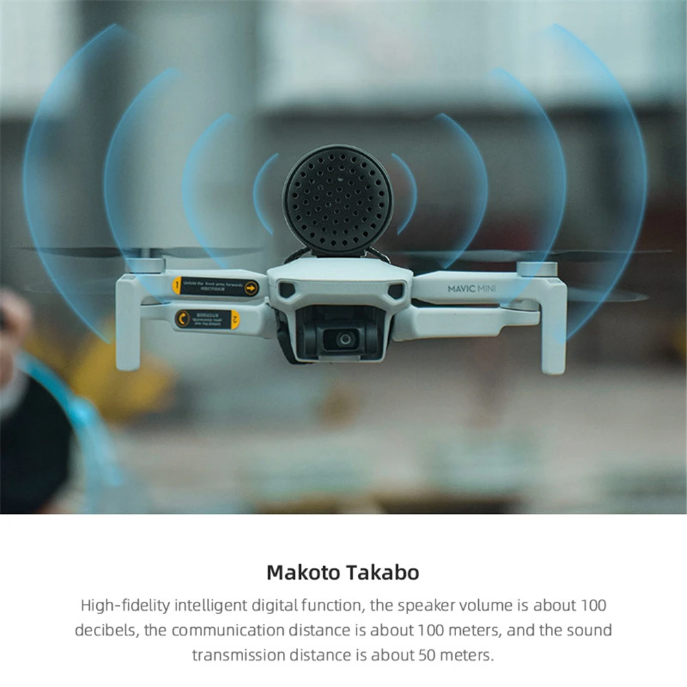 Drone Speaker Wireless Megaphone Broadcasting Loudspeaker for DJI Air 2S/Mini/fimi/zino
Drone Speaker Wireless Megaphone Broadcasting Loudspeaker for DJI Air 2S/Mini/fimi/zino
