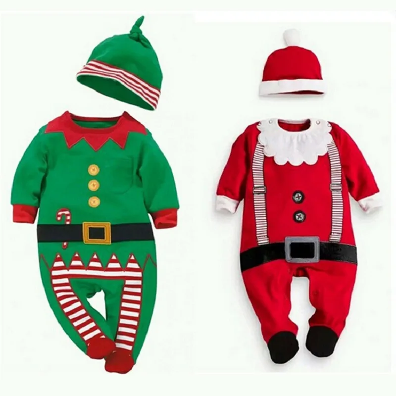 Spring Autumn Baby Rompers Christmas Santa Claus Cosplay Cartoon Jumpsuit Bodysuit with Hat
Spring Autumn Baby Rompers Christmas Santa Claus Cosplay Cartoon Jumpsuit Bodysuit with Hat
