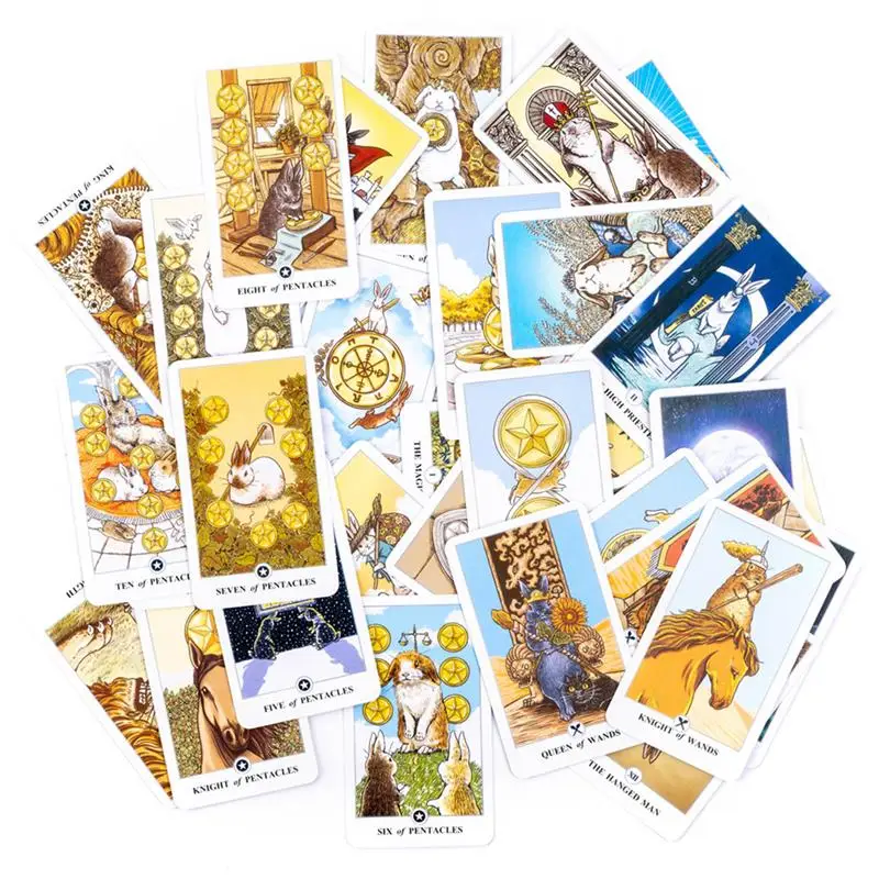 Rabbit Tarot Cards Cute Tarot Board Game Indoor Board Game For Party Holiday Board Family Playing Birthday Gift Cards Tarot Card
Rabbit Tarot Cards Cute Tarot Board Game Indoor Board Game For Party Holiday Board Family Playing Birthday Gift Cards Tarot Card