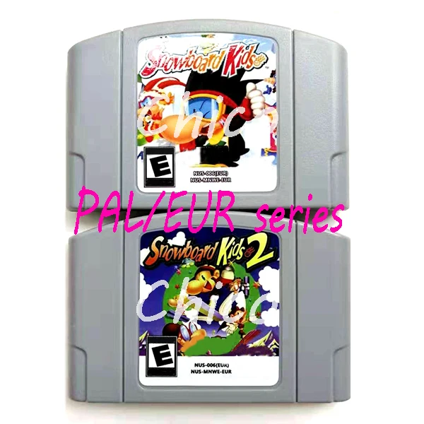 Snowboard Kids 1 2 English Language for64 bit Console EU Video Game Cartridge Card English Language
Snowboard Kids 1 2 English Language for64 bit Console EU Video Game Cartridge Card English Language