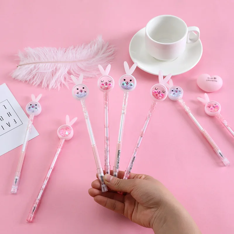 Creative Cute Sequins Gel Pens 0.38mm Kawaii Cartoon Pens For Children Writing Gift Korean Stationery Office School Supplies
Creative Cute Sequins Gel Pens 0.38mm Kawaii Cartoon Pens For Children Writing Gift Korean Stationery Office School Supplies