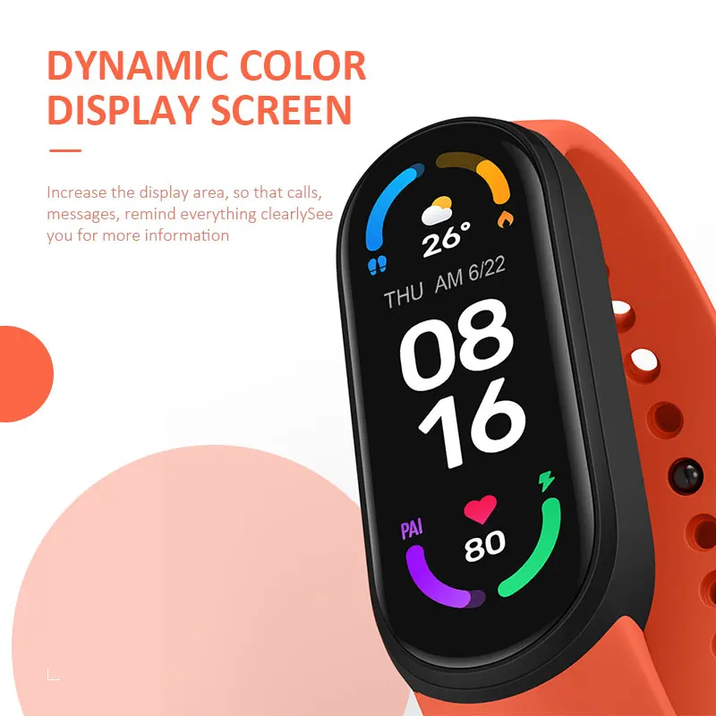 M6 Smart Watch Women Men Sports Bracelet Bluetooths Smart Band Heart Rate Fitness Tracking For Xiaomi Apple Android Watches 2021
M6 Smart Watch Women Men Sports Bracelet Bluetooths Smart Band Heart Rate Fitness Tracking For Xiaomi Apple Android Watches 2021