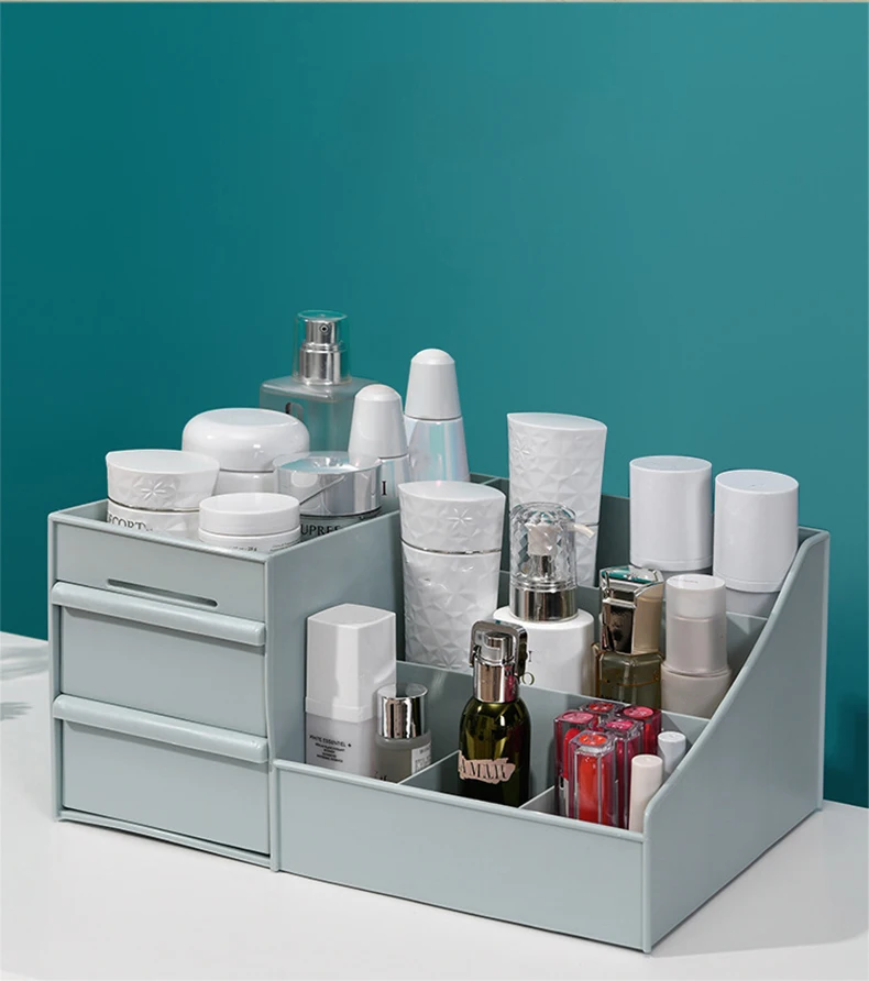 Makeup Organizer with Drawers Cosmetic Storage Box With Drawer, Plastic Bathroom Skin Care Lipstick Holder Organizers Storage
Makeup Organizer with Drawers Cosmetic Storage Box With Drawer, Plastic Bathroom Skin Care Lipstick Holder Organizers Storage