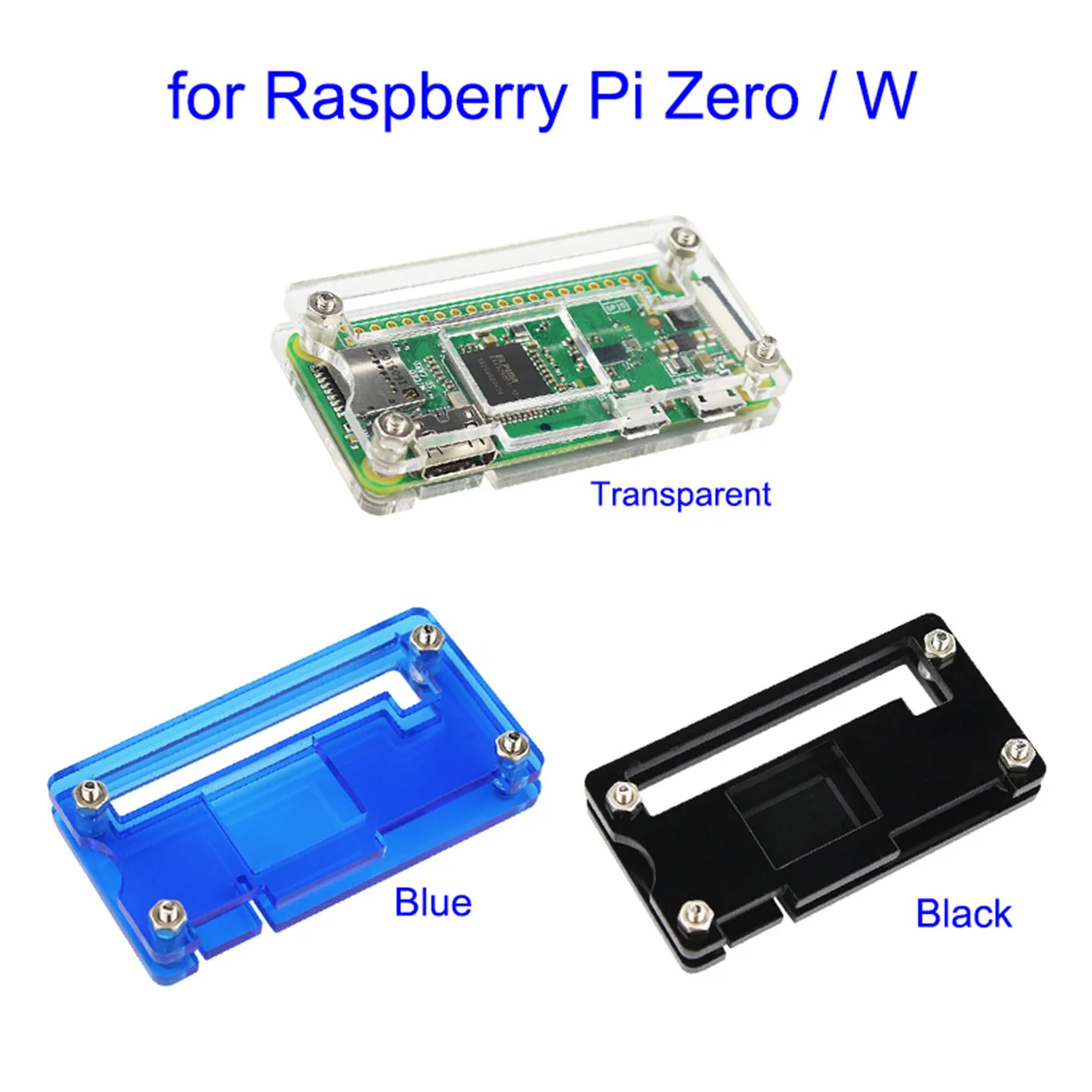 Acrylic Wireless Case With Radiator Aluminum Heat Sink Transparent Box Compatible For Raspberry Pi Zero 1.3/Zero-W
Acrylic Wireless Case With Radiator Aluminum Heat Sink Transparent Box Compatible For Raspberry Pi Zero 1.3/Zero-W