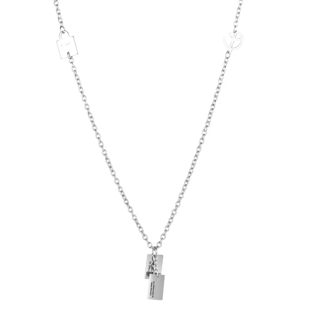 JHJT Trendy Stainless Steel Chain Necklaces for Women Men Hip Hop Choker Pendant Necklace Jewelry Accessories Gift
JHJT Trendy Stainless Steel Chain Necklaces for Women Men Hip Hop Choker Pendant Necklace Jewelry Accessories Gift