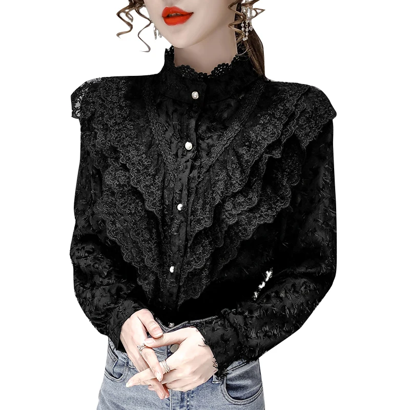 Cheap wholesale 2021 spring summer autumn new fashion casual ladies work women Blouse woman overshirt female OL Py1360 
Cheap wholesale 2021 spring summer autumn new fashion casual ladies work women Blouse woman overshirt female OL Py1360