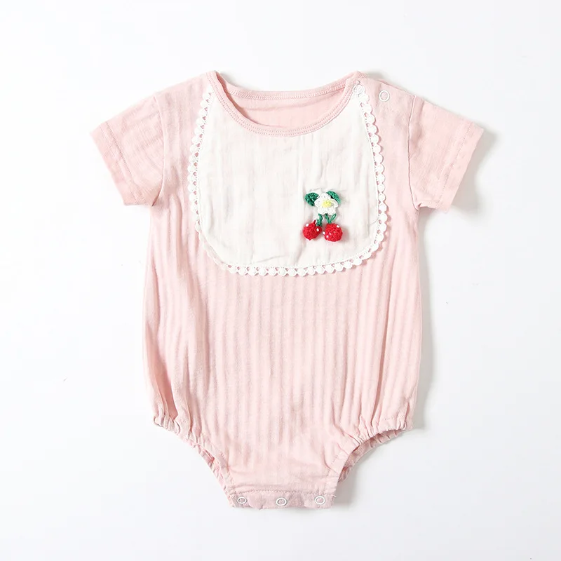 ATUENDO Summer Fashion Newborn Baby Romper 100% Cotton Satin Soft Infant Girl's Clothes Kawaii Cute Pink Babysuits Kids Jumpsuit
ATUENDO Summer Fashion Newborn Baby Romper 100% Cotton Satin Soft Infant Girl's Clothes Kawaii Cute Pink Babysuits Kids Jumpsuit