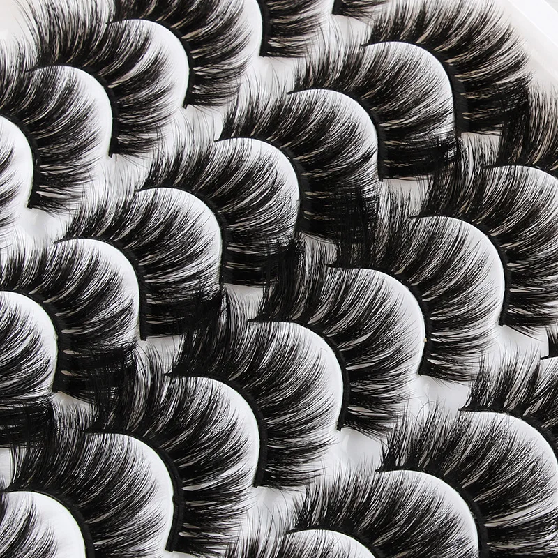 16 pairs/set Fluffy Soft Mink Hair Fake Eyelash Natural False Eyelashes Thick Lengthening Lashes Extension Eyes Beauty Maquiagem
16 pairs/set Fluffy Soft Mink Hair Fake Eyelash Natural False Eyelashes Thick Lengthening Lashes Extension Eyes Beauty Maquiagem