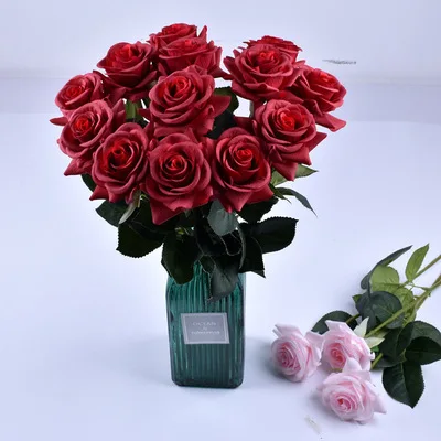Rose Simulation Flower 41cm, Wedding Bridal Bouquet, Home Decoration Vase Flower Arrangement, DIY Garden Decoration Supplies
Rose Simulation Flower 41cm, Wedding Bridal Bouquet, Home Decoration Vase Flower Arrangement, DIY Garden Decoration Supplies
