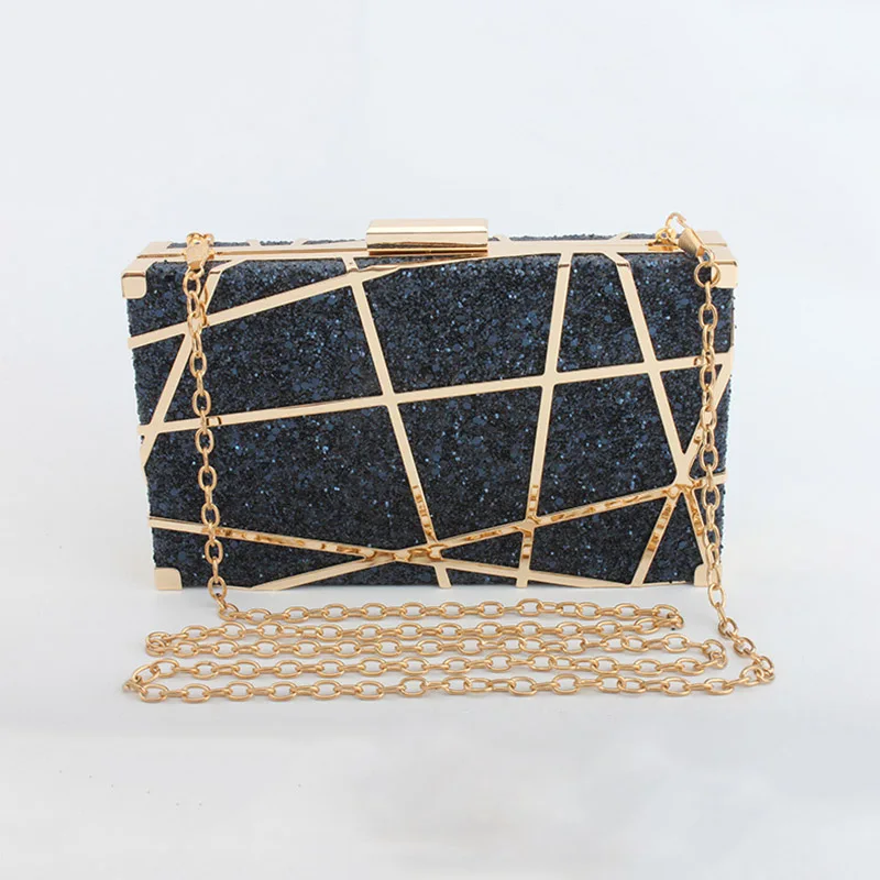 Women Evening Bag Sparkling Handbag Metal Hollow Chain Mini Crossbody Shoulder Bag Party Purse New
Women Evening Bag Sparkling Handbag Metal Hollow Chain Mini Crossbody Shoulder Bag Party Purse New