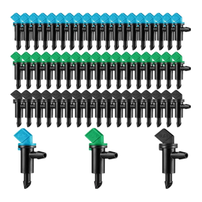 100Pieces Drip Emitter Garden Flag Irrigation Drippers in 3 Sizes, 1 GPH, 2 GPH, 4 GPH Per Hour for Trees and Shrubs Watering
100Pieces Drip Emitter Garden Flag Irrigation Drippers in 3 Sizes, 1 GPH, 2 GPH, 4 GPH Per Hour for Trees and Shrubs Watering
