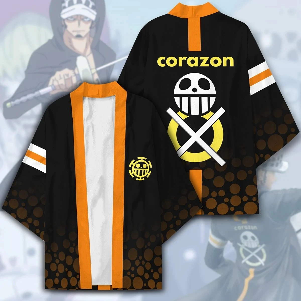 Women/Men Summer Casual Cool Streetwear Harajuku Ullzang Cloak Fashion 3D Printing Japanese Anime One Piece Cosplay Tops
Women/Men Summer Casual Cool Streetwear Harajuku Ullzang Cloak Fashion 3D Printing Japanese Anime One Piece Cosplay Tops