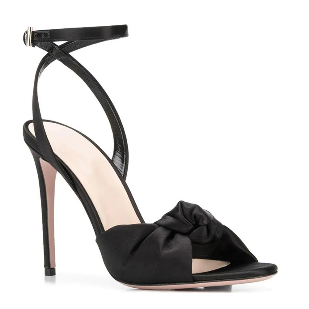 Aiyoway Women Summer Champagne Satin Sandals Thin High Heels Fish Mouth Bow Buckle Strap Pumps Party Wedding Shoes
Aiyoway Women Summer Champagne Satin Sandals Thin High Heels Fish Mouth Bow Buckle Strap Pumps Party Wedding Shoes