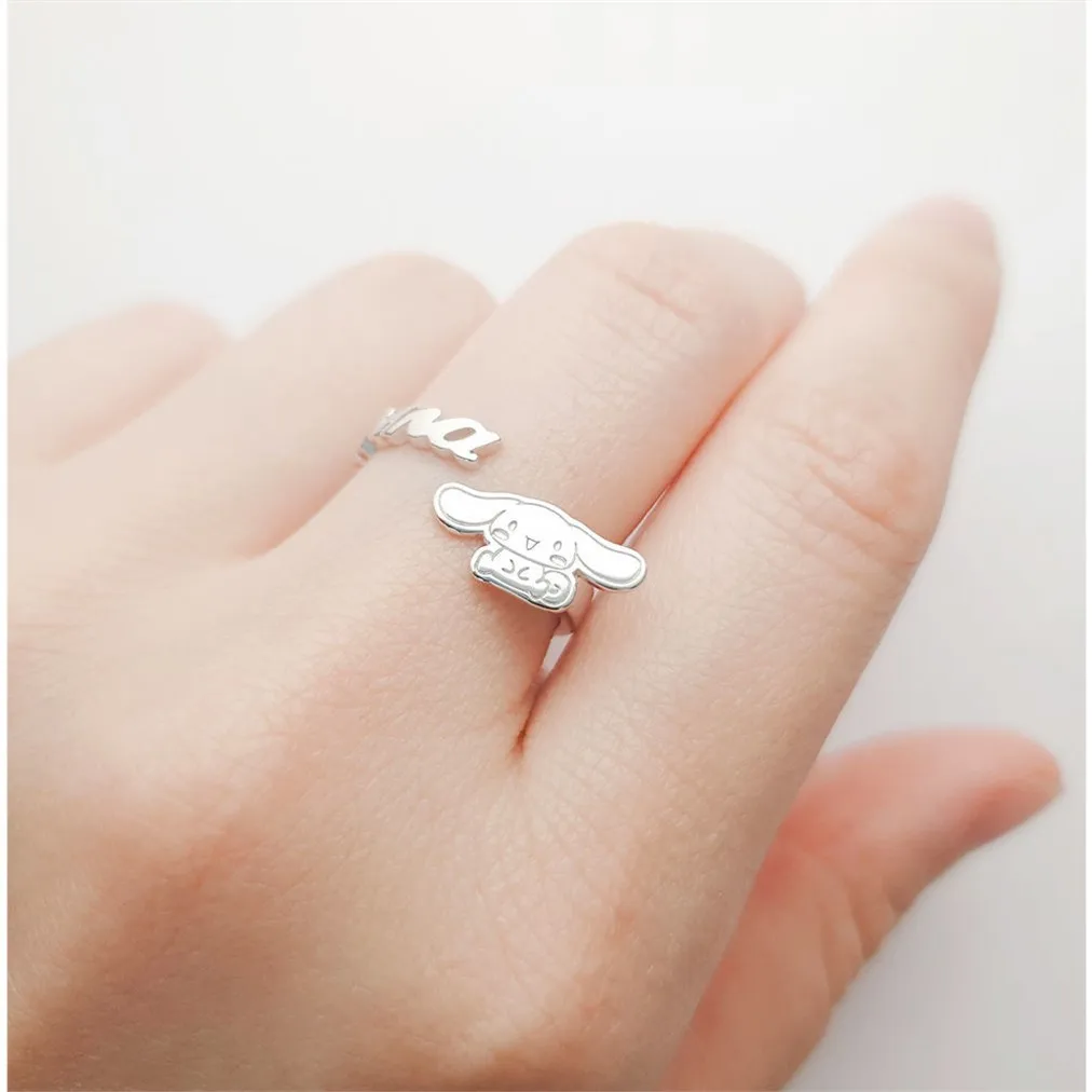 Cinnamon Dog Story Big Ear Dog Design Niche Ring Fading Adjustable Fashion Personality Gift For Friend
Cinnamon Dog Story Big Ear Dog Design Niche Ring Fading Adjustable Fashion Personality Gift For Friend