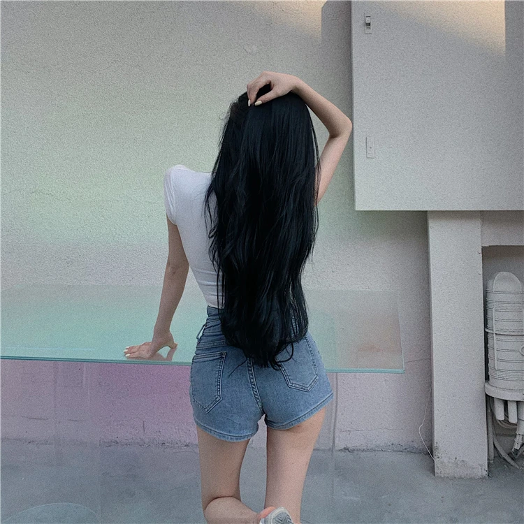 Denim Shorts Women Fashion High Waist Cotton Shorts Girls Slim Elastic Shorts Bottoms Real Photos
Denim Shorts Women Fashion High Waist Cotton Shorts Girls Slim Elastic Shorts Bottoms Real Photos