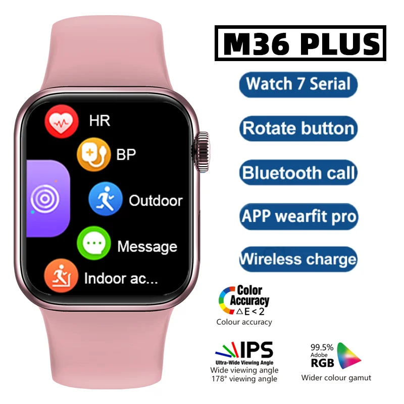 Smart Watch Wearfitpro app iwo serie 7 woman smartwatch M36 PLUS For men Watches PK HW22 PLUS DT100 PRO MAX W37 PRO
Smart Watch Wearfitpro app iwo serie 7 woman smartwatch M36 PLUS For men Watches PK HW22 PLUS DT100 PRO MAX W37 PRO