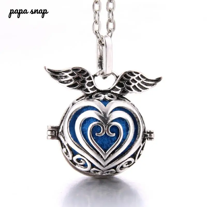 Angel Wings Heart Hollow Ball Cage Locket Pendants Essential Oil Aromatherapy Diffuser Statement Locket Cage Necklace
Angel Wings Heart Hollow Ball Cage Locket Pendants Essential Oil Aromatherapy Diffuser Statement Locket Cage Necklace