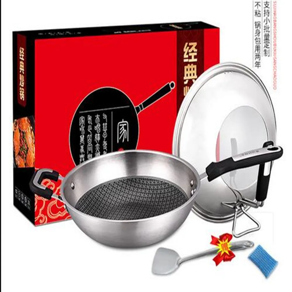 34cm 304 stainless steel wok uncoated non-smoke non-stick cooker induction cooker universal wok
34cm 304 stainless steel wok uncoated non-smoke non-stick cooker induction cooker universal wok