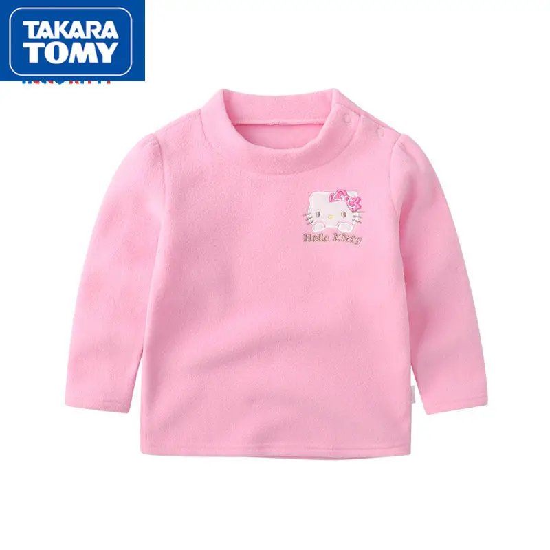 TAKARA TOMY winter cartoon Hello Kitty polar fleece long-sleeved shirt simple and comfortable children's long-sleeved T-shirt
TAKARA TOMY winter cartoon Hello Kitty polar fleece long-sleeved shirt simple and comfortable children's long-sleeved T-shirt