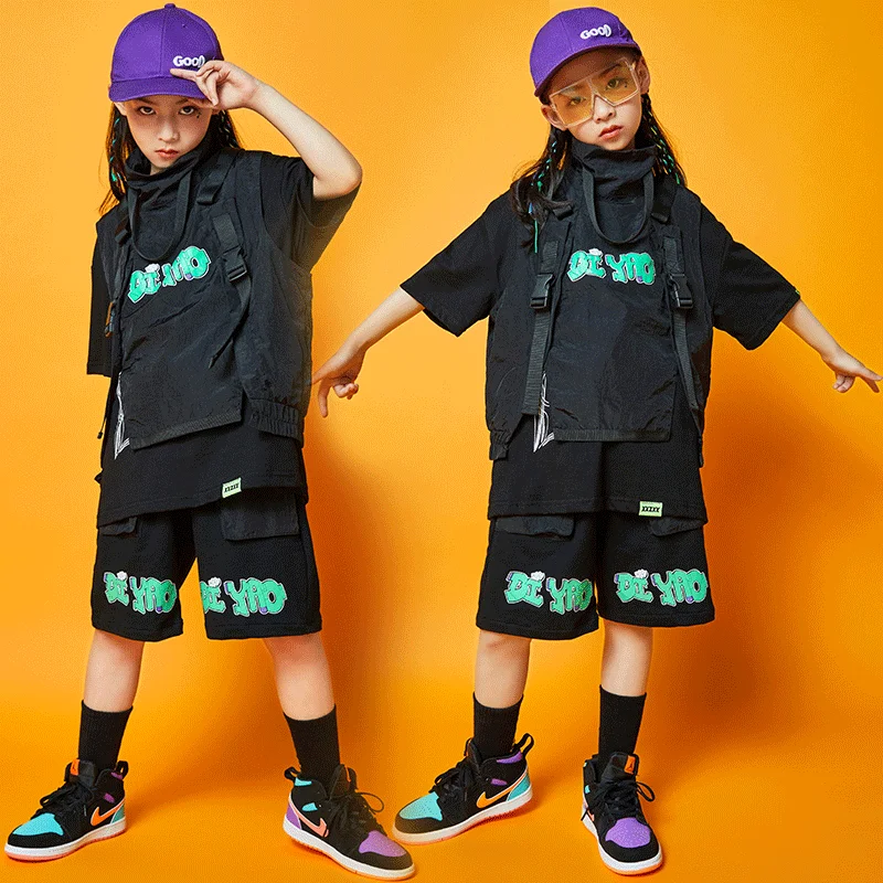 Girls Jazz Street Dance Costumes Hip Hop Costumes For Kids Children Stage Outfits Ballroom Dancing Performance Clothes DQS5031
Girls Jazz Street Dance Costumes Hip Hop Costumes For Kids Children Stage Outfits Ballroom Dancing Performance Clothes DQS5031